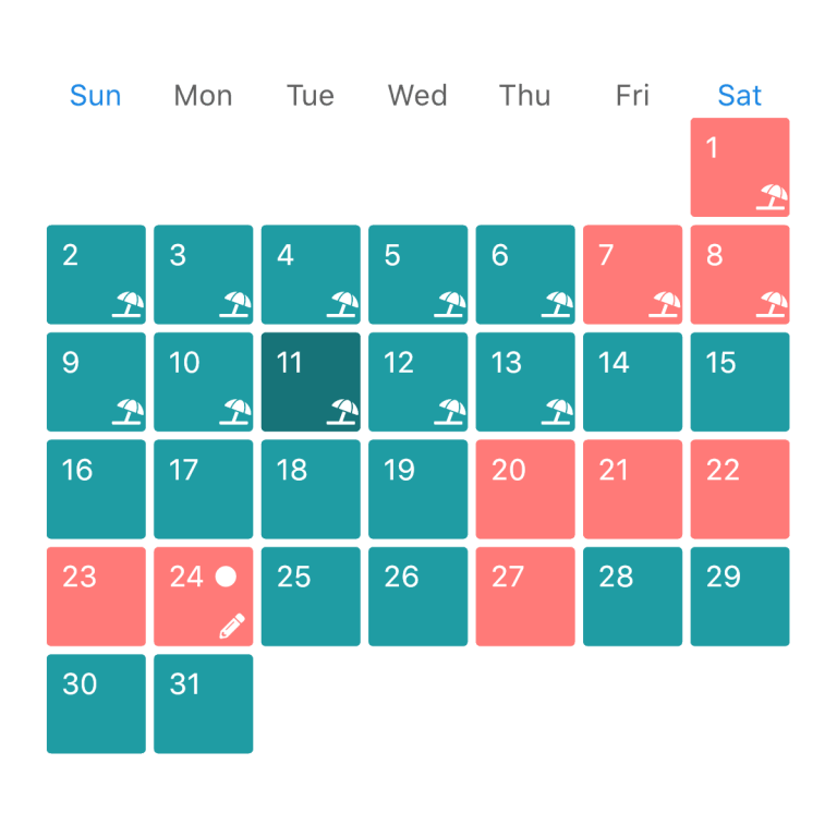 Texas Custody Calendar 2024 Printable