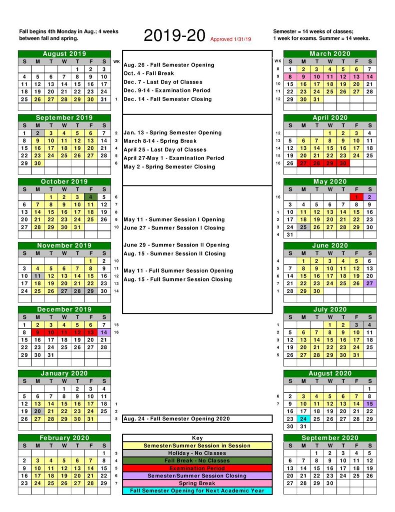 University Of Portland Fall 2025 Calendar Printable Janet H Wood