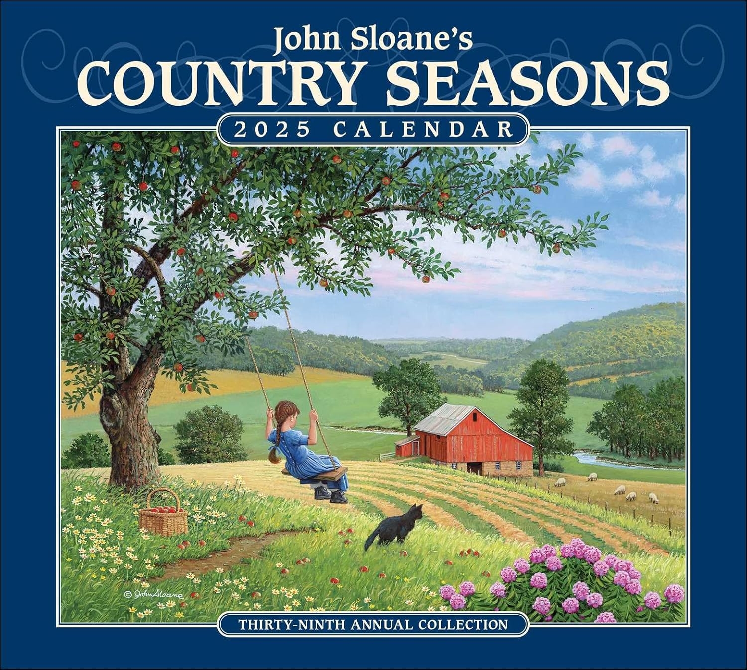 John Sloane s Country Seasons 2025 Deluxe Wall Calendar Sloane John
