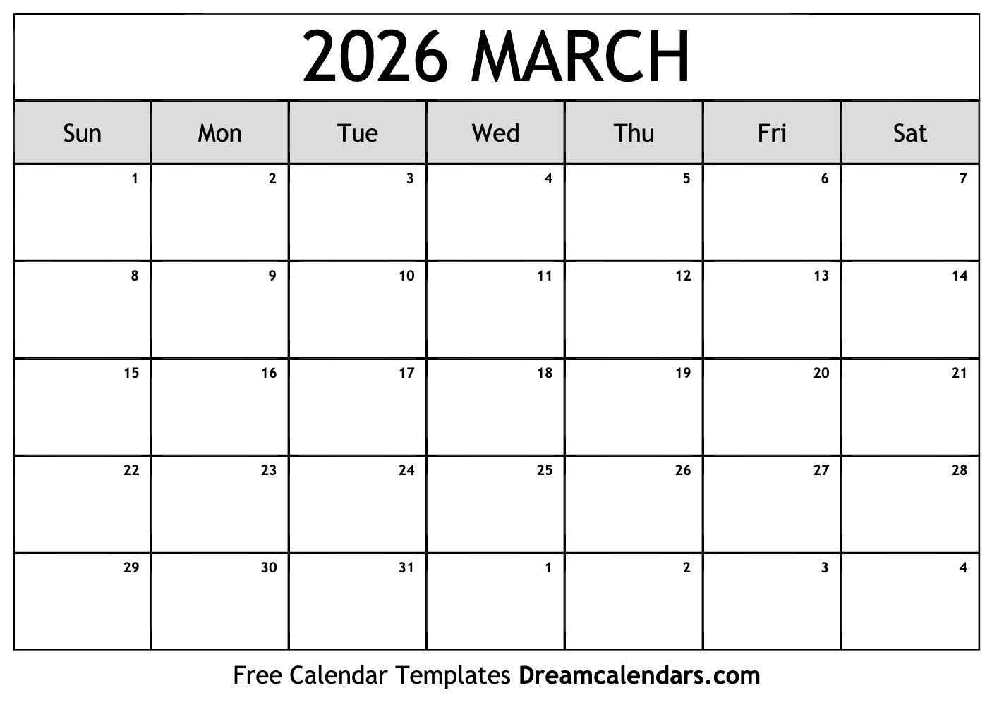 Navigating Time The Importance And Utility Of A 2026 March Printable