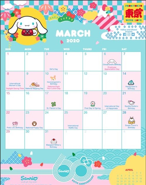 Sanrio September 2024 Calendar Deeann Ingeberg