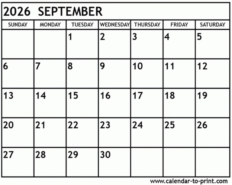 September 2026 Afghanistan Printable Calendar We Love Printables