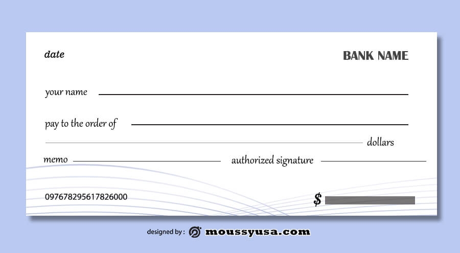 10 Blank Check Template Free Psd Mous Syusa