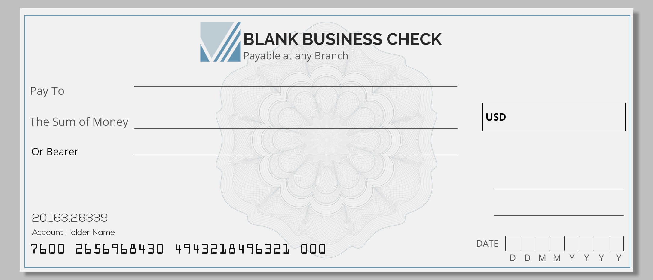 10 Printable Blank Business Check In Psd Photoshop Room Surf