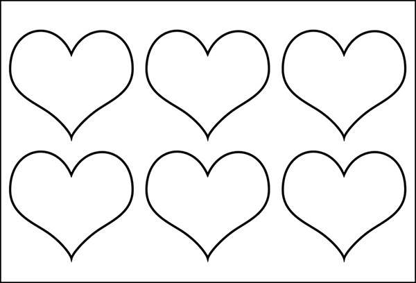 25 Heart Template Printable Heart Templates
