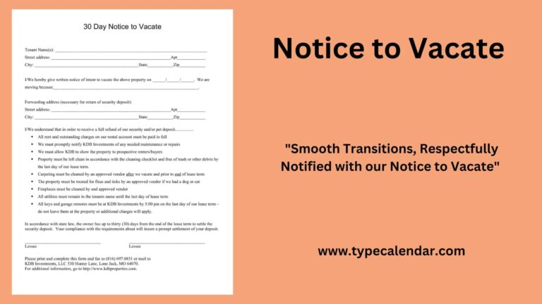 30 Day Notice Letter To Tenant From Landlord Template Infoupdate