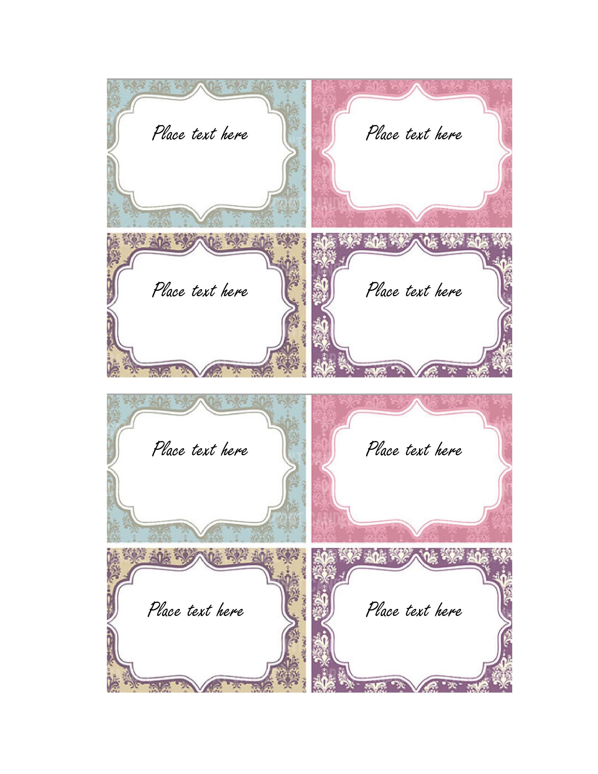 44 Free Printable Gift Tag Templates TemplateLab