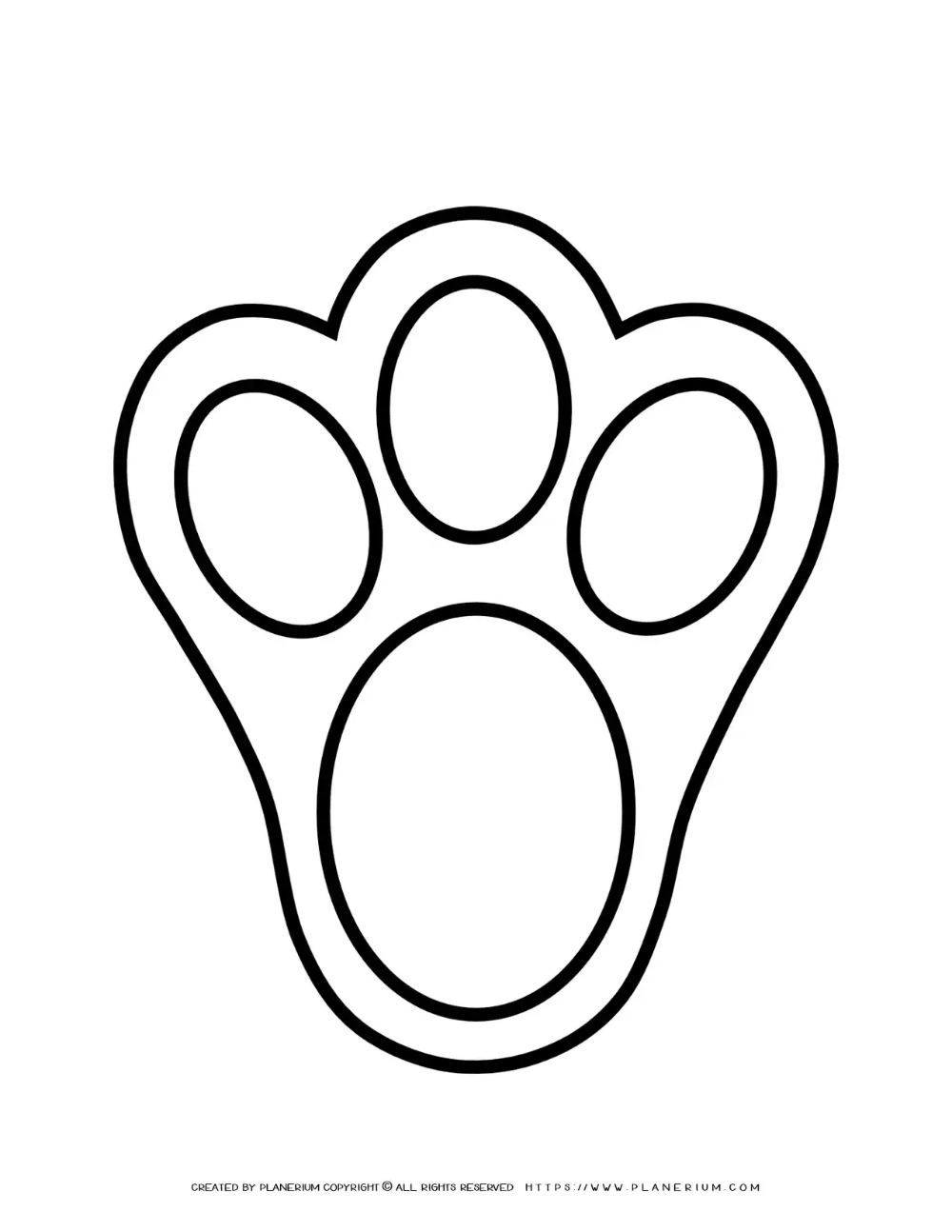 Bunny Rabbit Feet Template Social Media Template