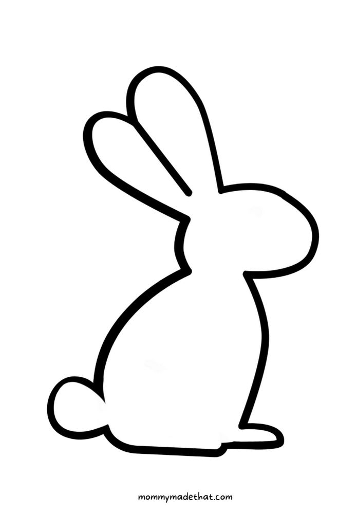 Bunny Template Free Printable Free Printable