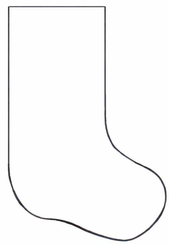 Christmas Stocking Template Printable Printablee