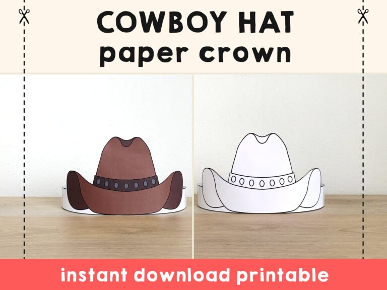 Cowboy Hat Printable Template