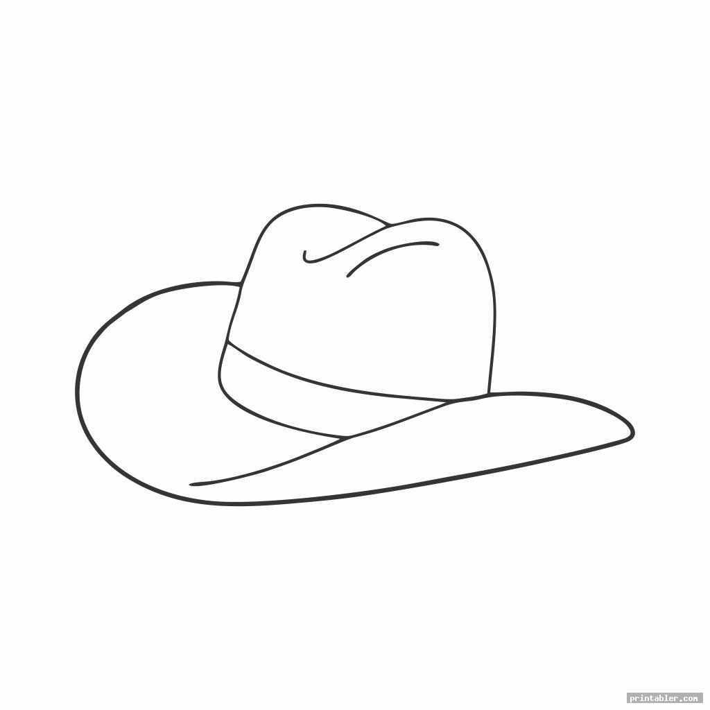 Cowboy Hat Printable Template Printable Word Searches