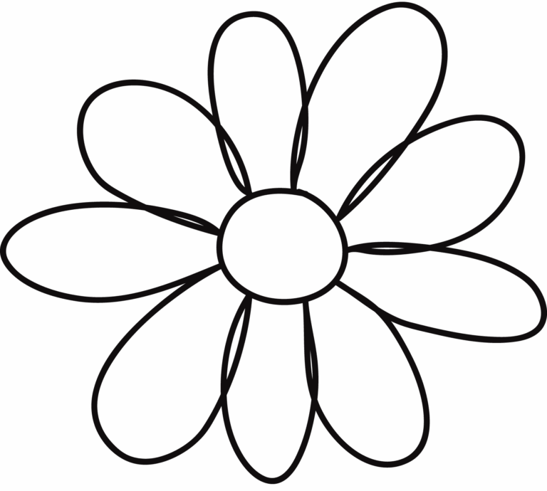 Flower Template Printable Cliparts co