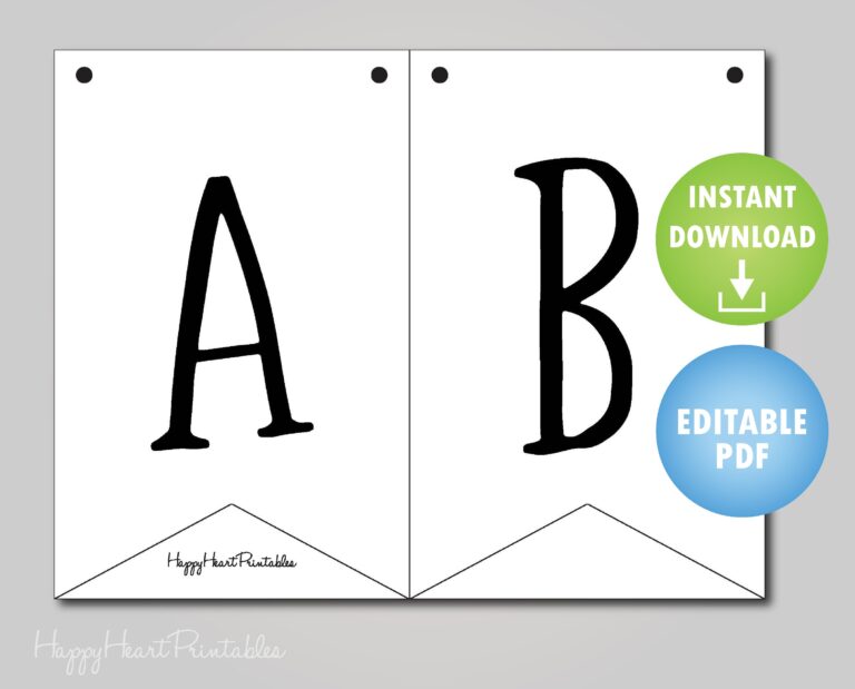 Free Printable Banner Template Download Free Printable Banner Template 
