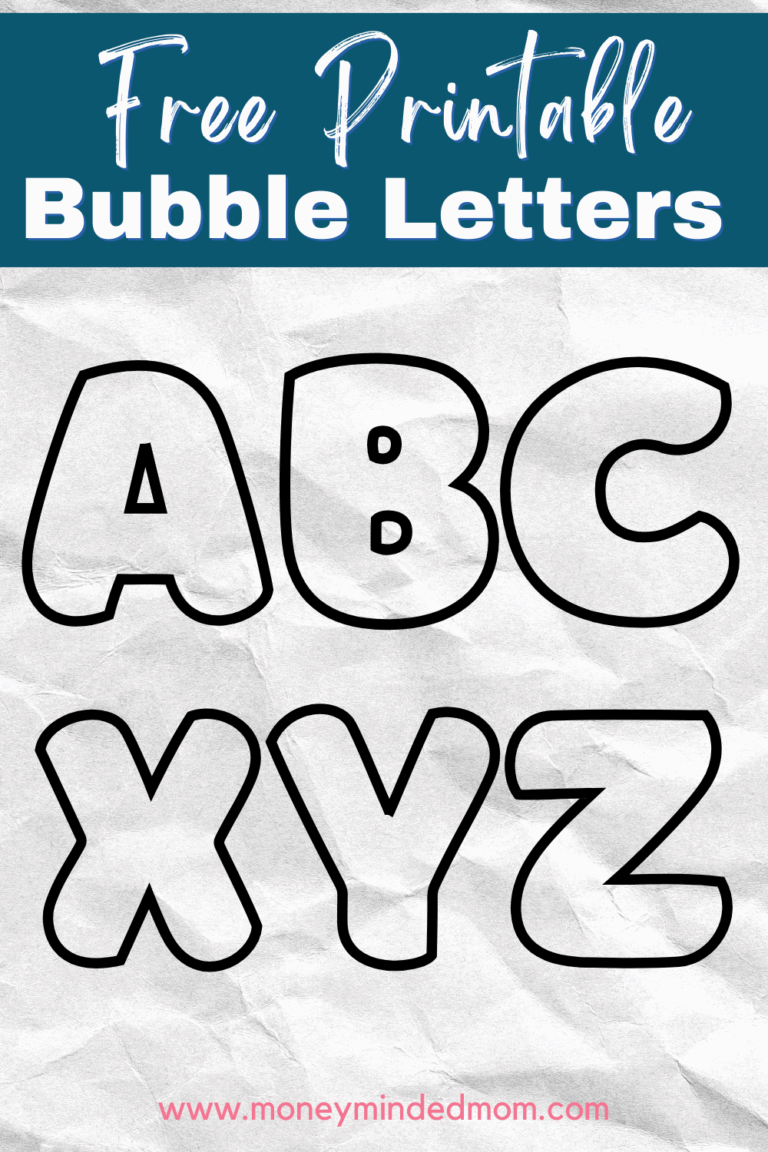 Free Printable Bubble Letters Bubble Alphabet A Z In 2024 Free 