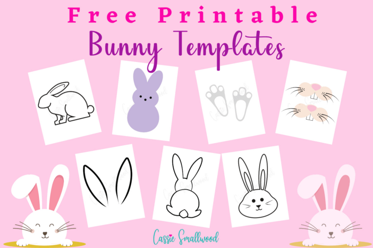 Free Printable Bunny Rabbit Template Template Samples