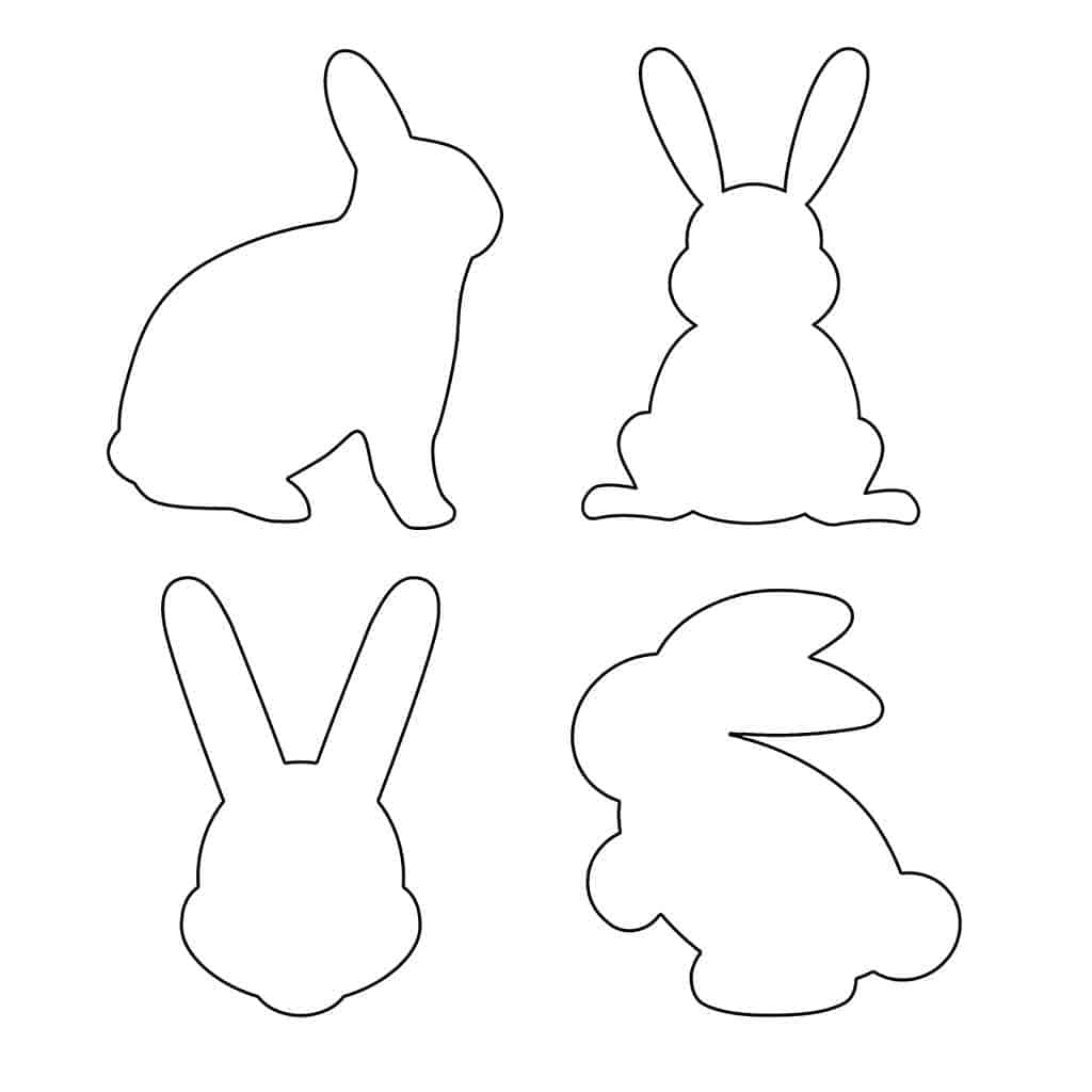 Free Printable Bunny Templates Daily Printables Fillable Form 2025