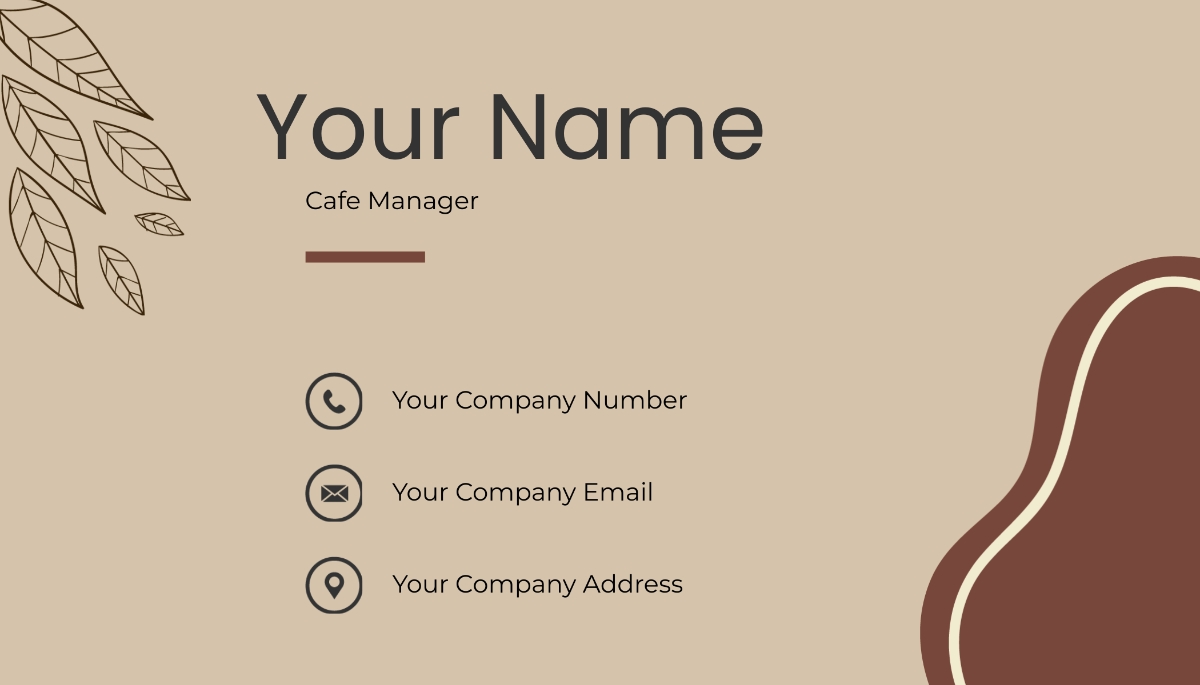 Free Printable Business Card Template Edit Online Download Example