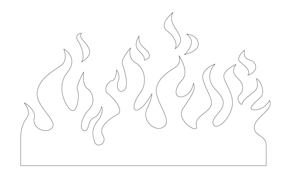 Free Printable Flame Template Printable Templates Online By Paul 