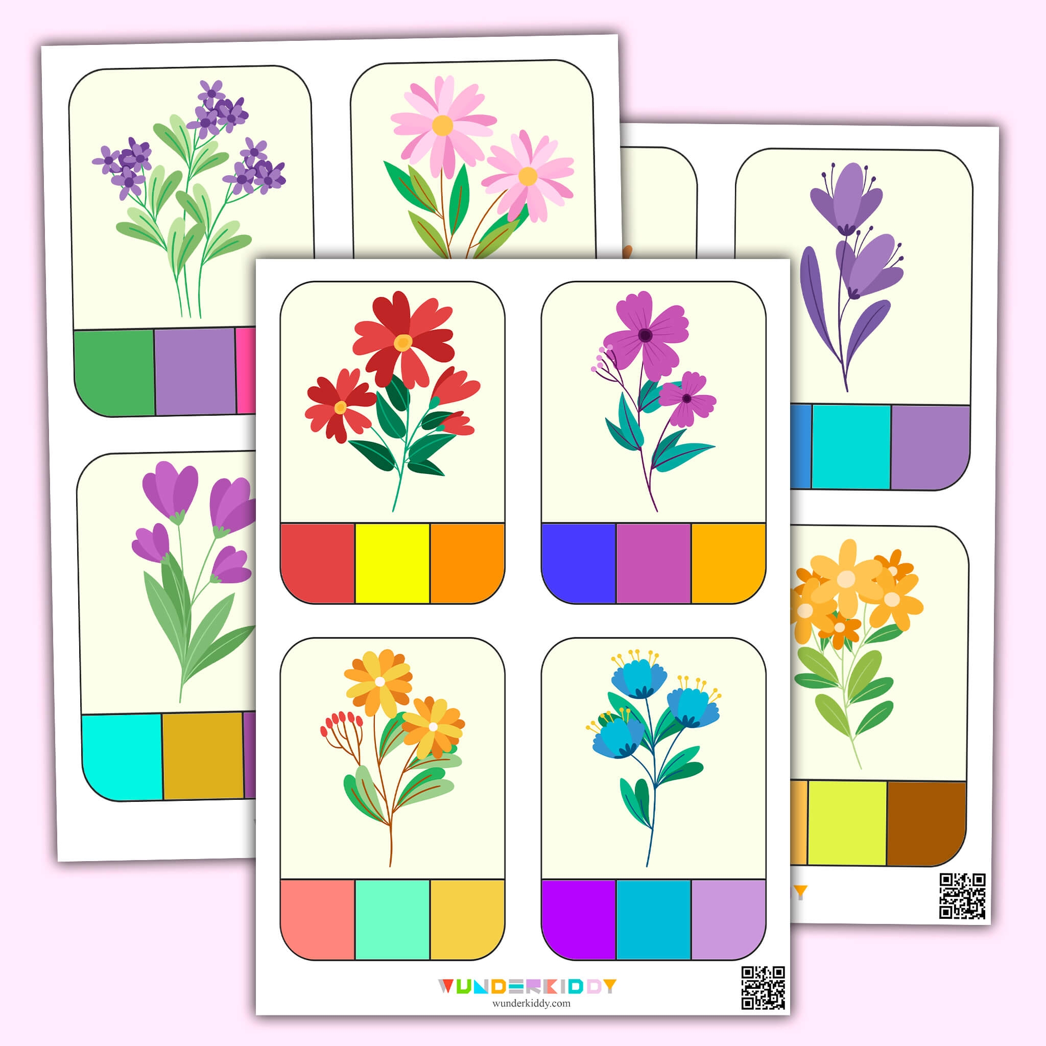 Free Printable Flower Pot Paper Craft Template For Children