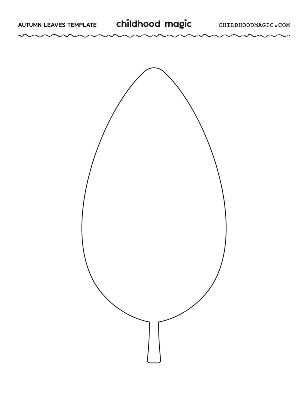 Free Printable Leaf Templates Download Free Printable Leaf Templates