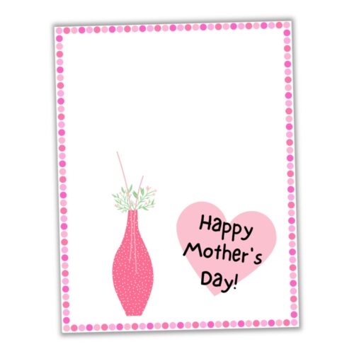 Free Printable Mother 39 s Day Handprint Art Template The Craft at Home 