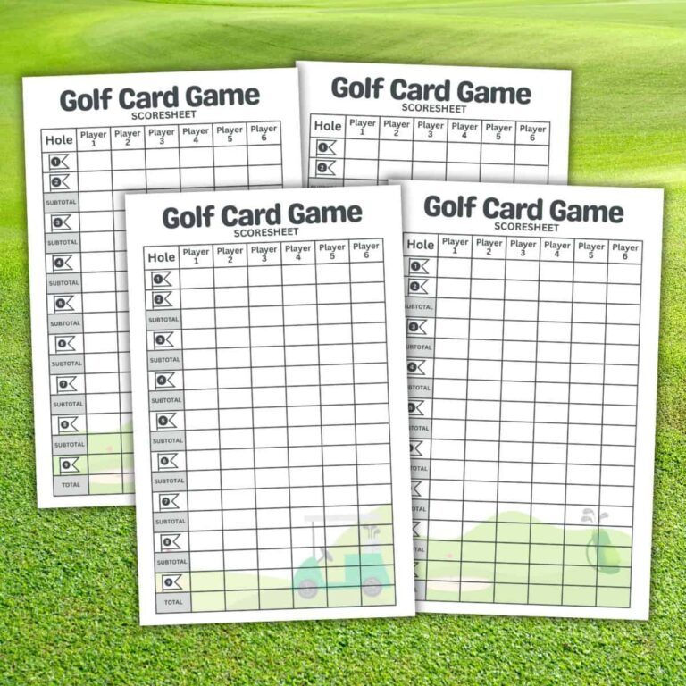 Free Printable Playing Card Template