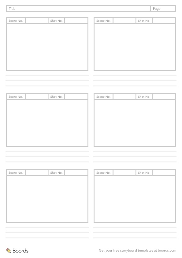 Free Printable Powerpoint Storyboard Template Storyboard Templates 
