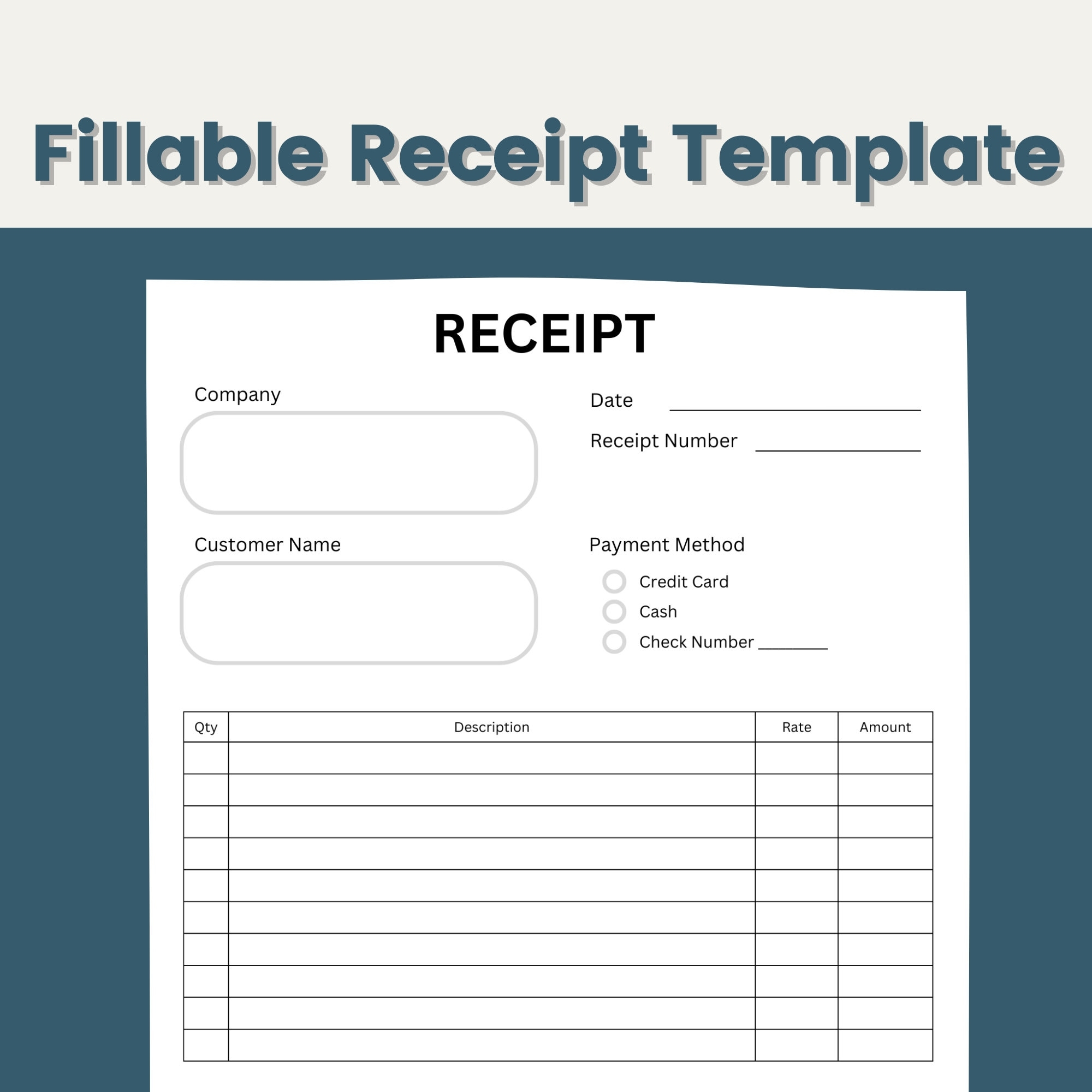 Free Printable Receipt Template Download Free Printable Receipt 