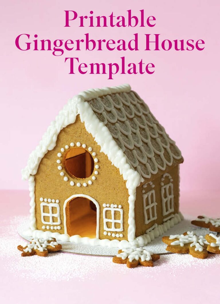 Free Printable Template For Gingerbread House Download Free Printable 