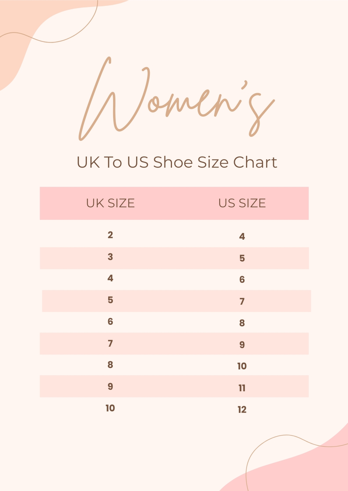 Free Shoe Templates To Edit Online