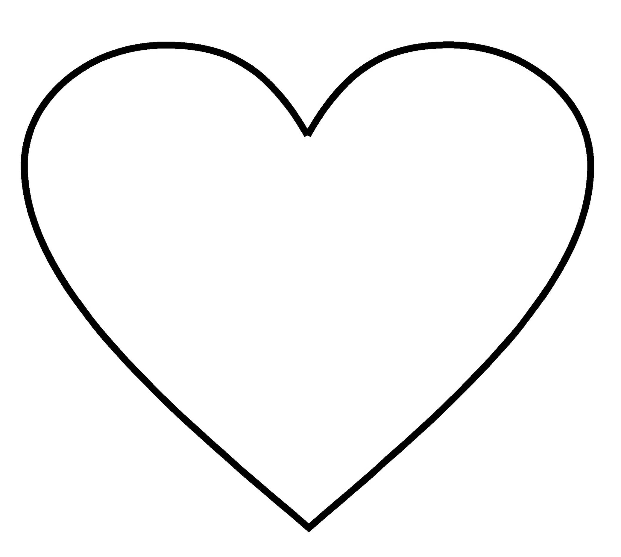 Heart Template ClipArt Best