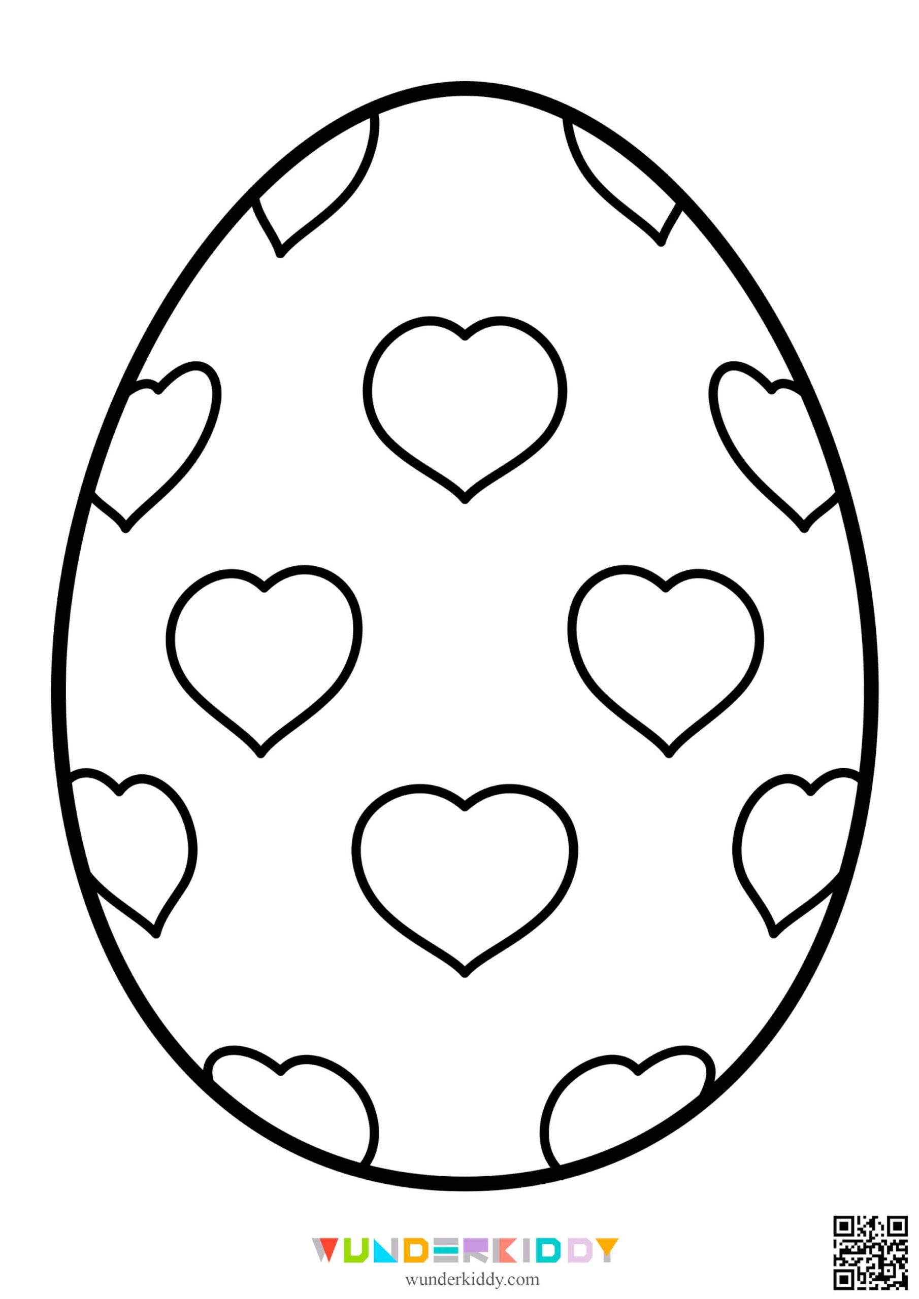 Large Printable Easter Egg Template Printables