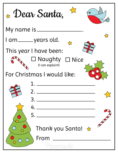 Letter To Santa Template Printable Sparklebox Infoupdate