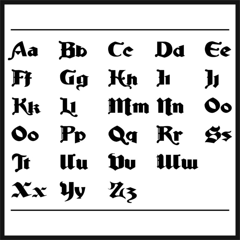 Lettering Templates Fonts