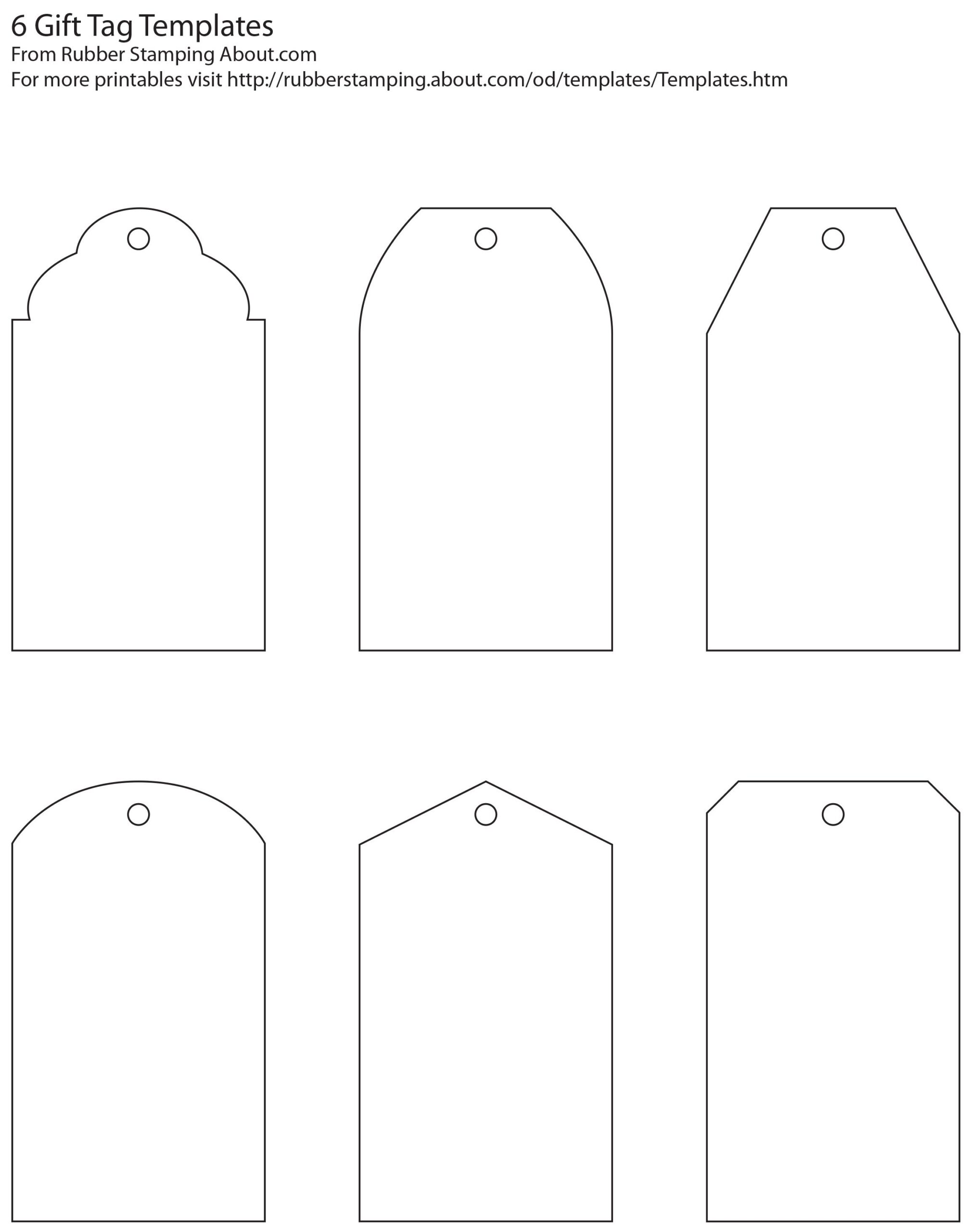 Make Your Own Custom Gift Tags With These Free Printable Templates 