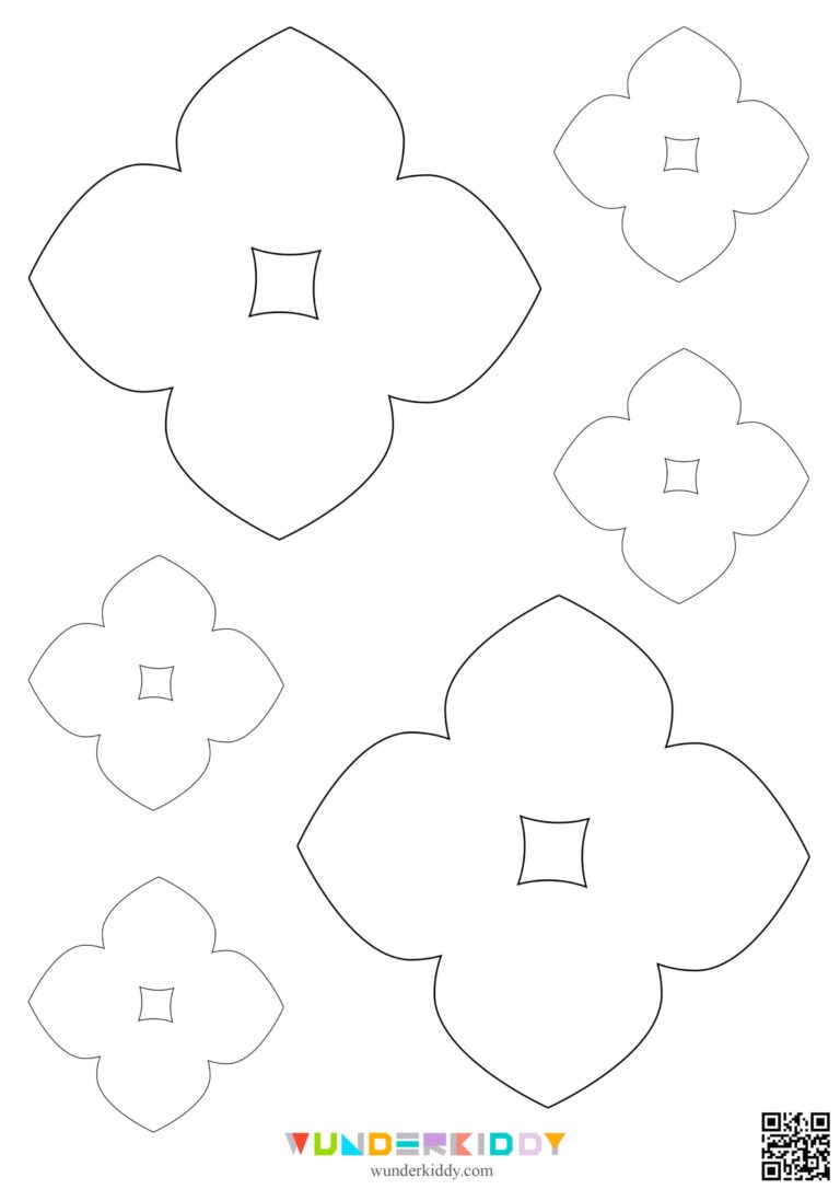 Paper Flower Template Printable Printables