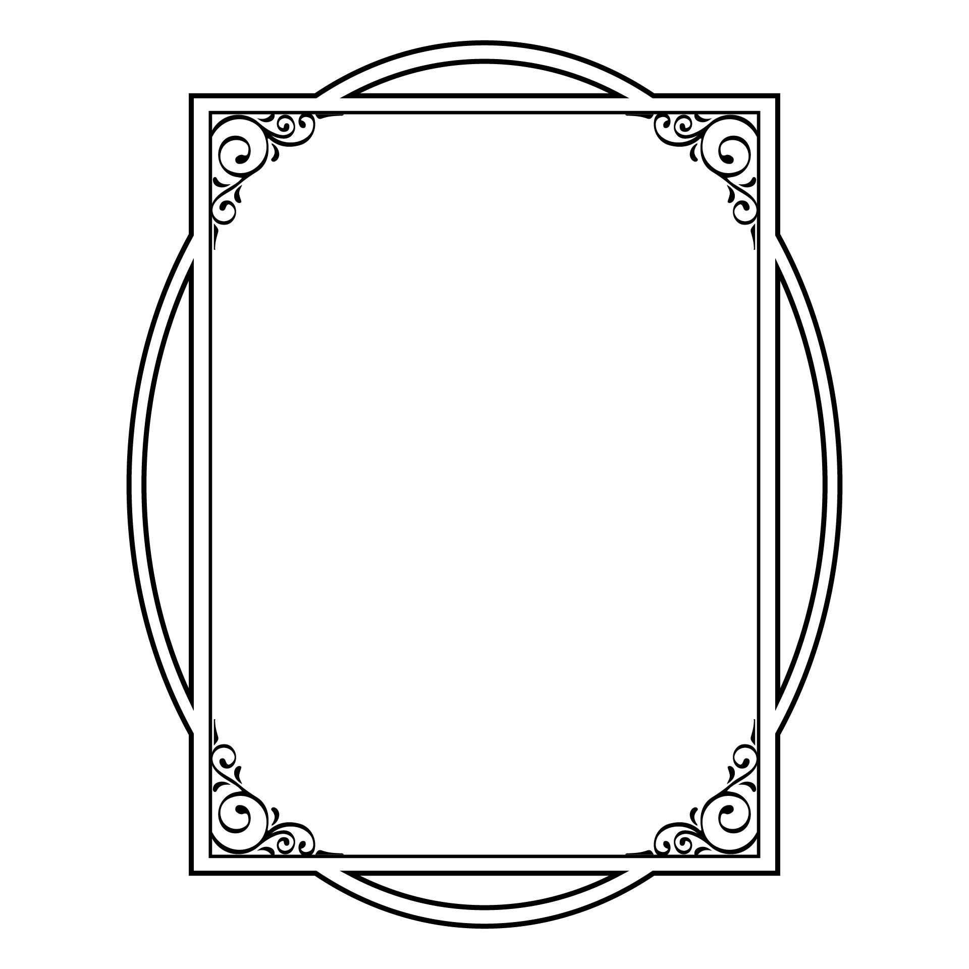 Paper Frame Template 10 Free PDF Printables Printablee