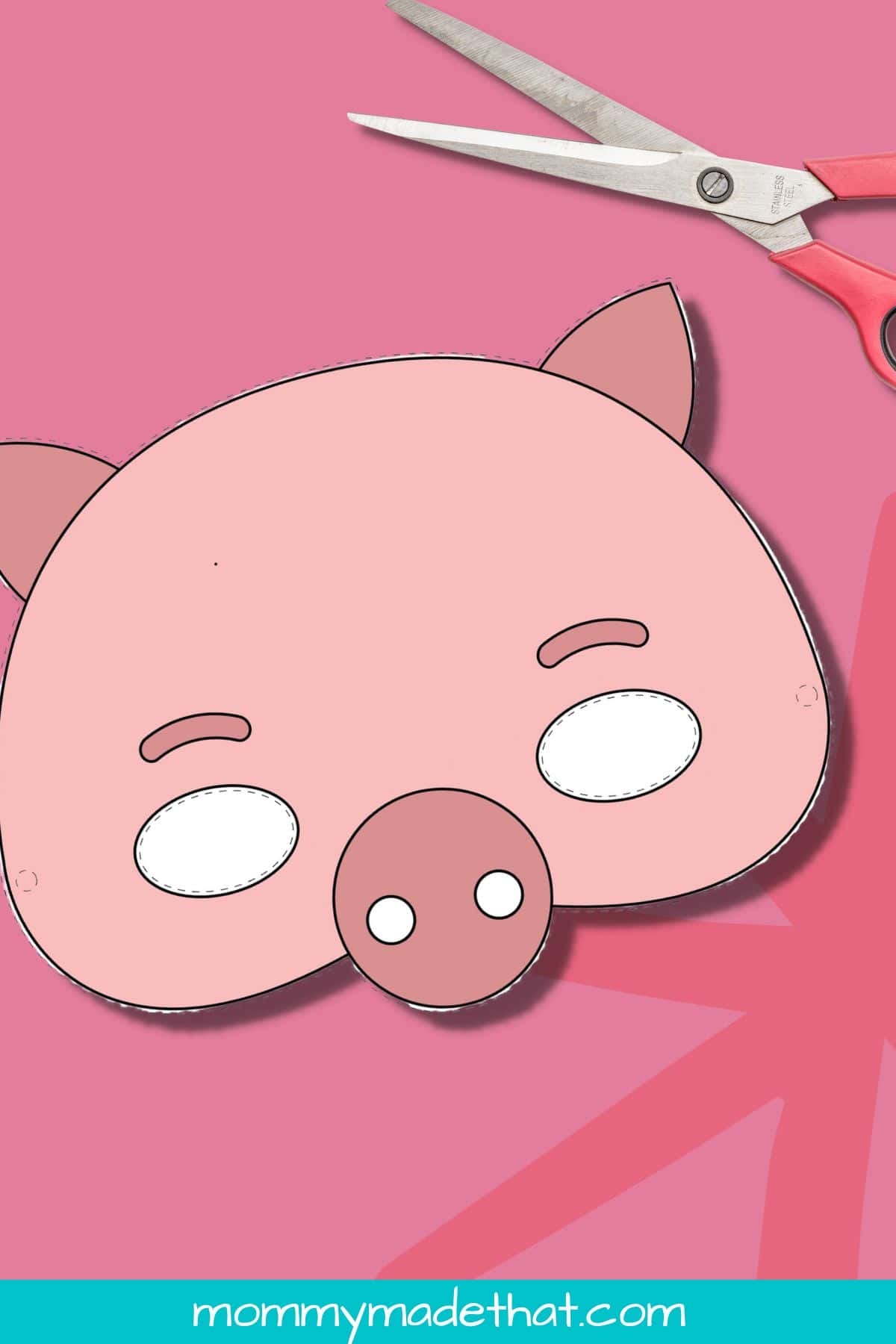 Pig Mask Template Free Printables 