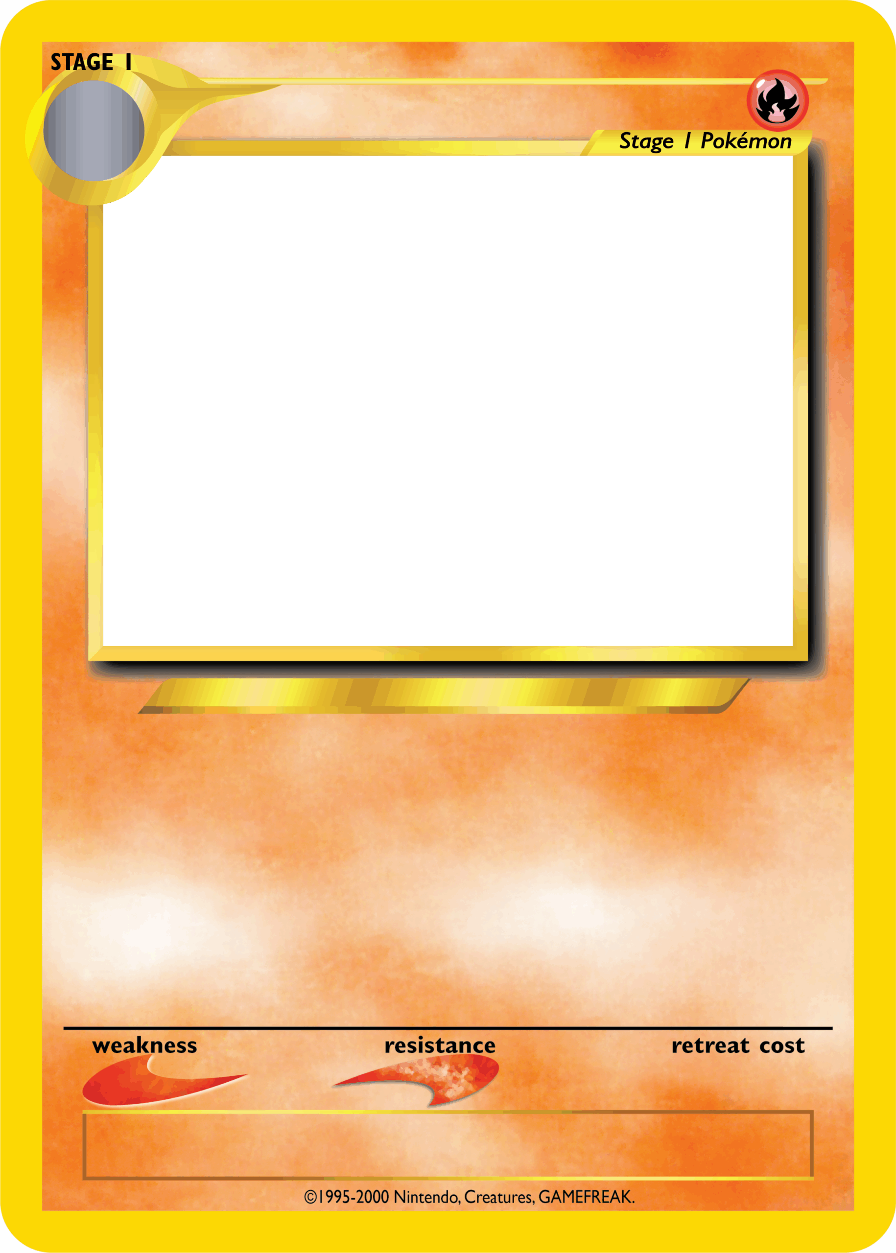 Pokemon Trading Card Template