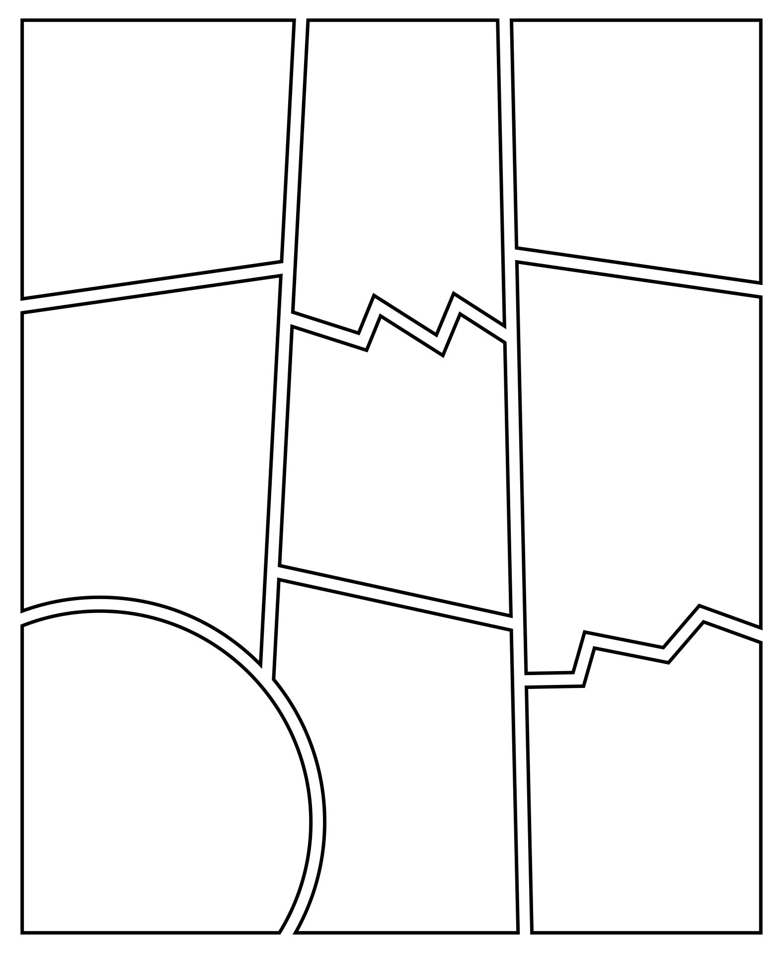 Printable Blank Comic Book Template Printable Templates
