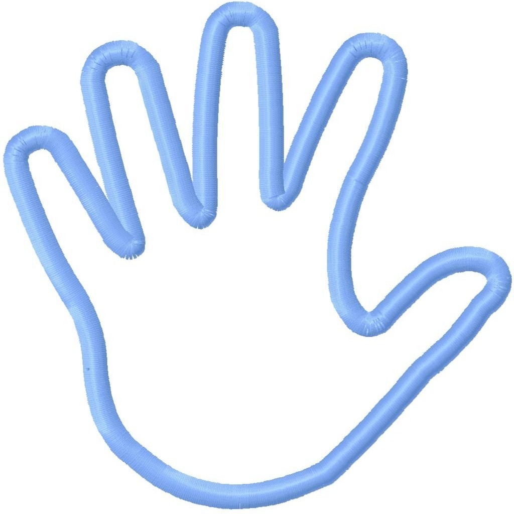 Printable Childs Handprints ClipArt Best
