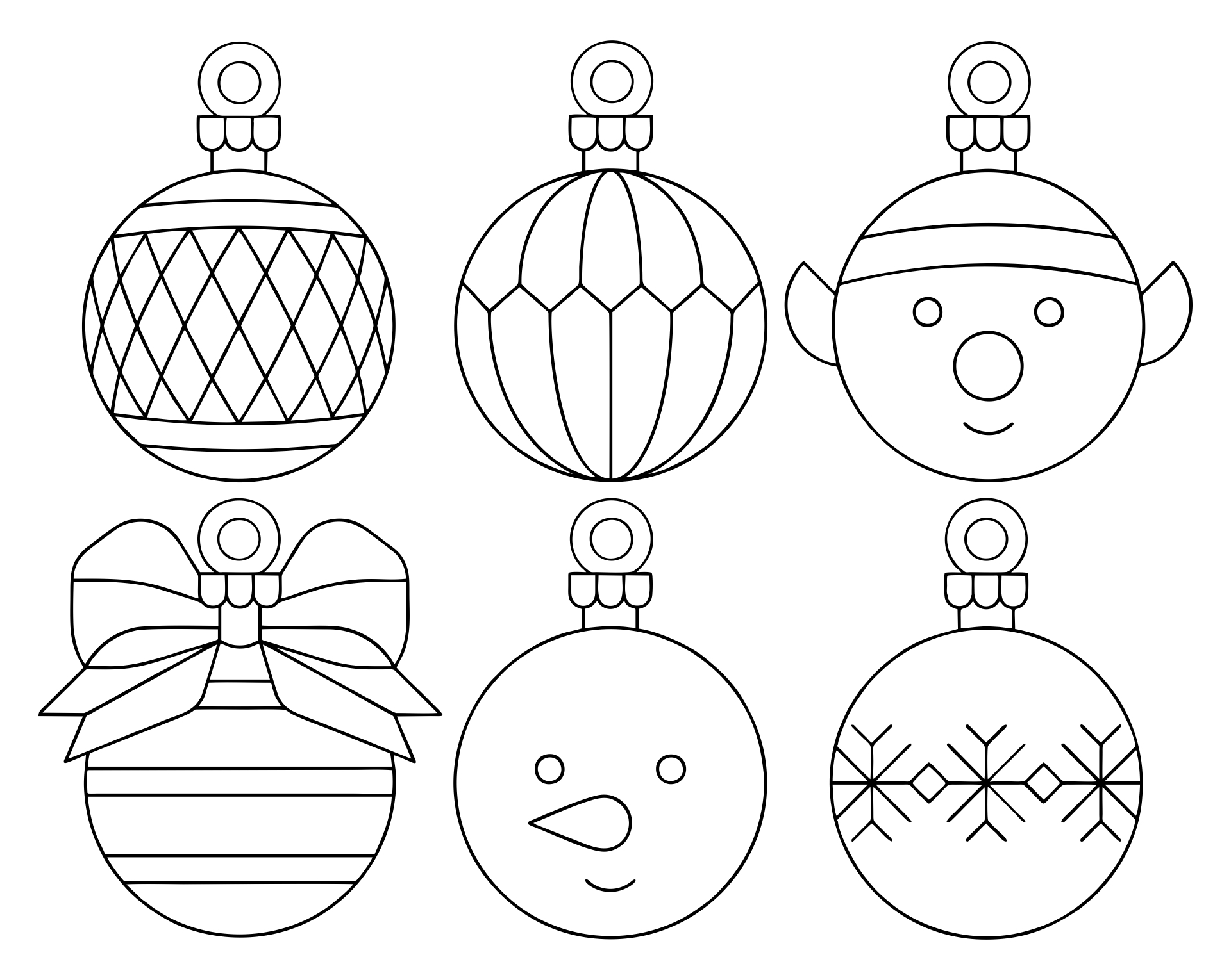 Printable Christmas Ornament Templates Free Printable Templates