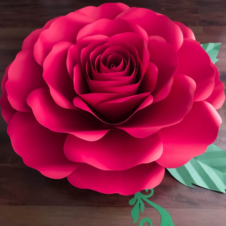 Printable Cricut Flower Template