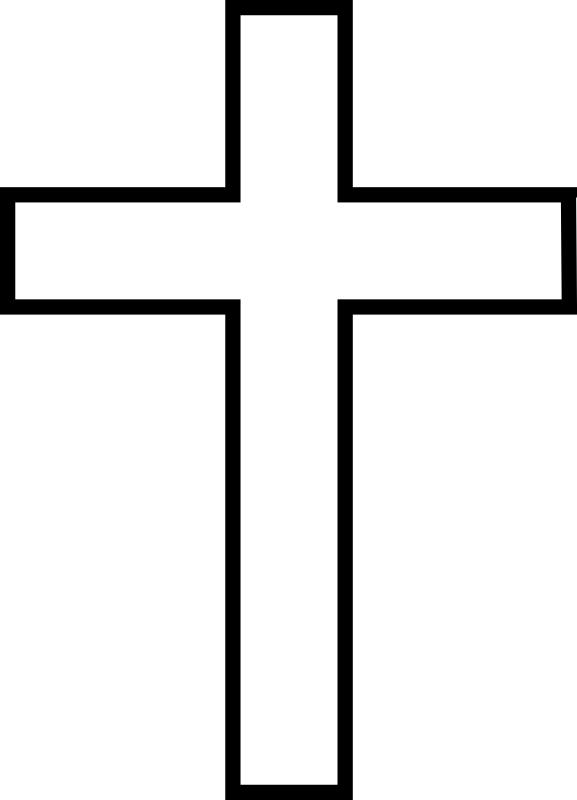 Printable Cross Template ClipArt Best
