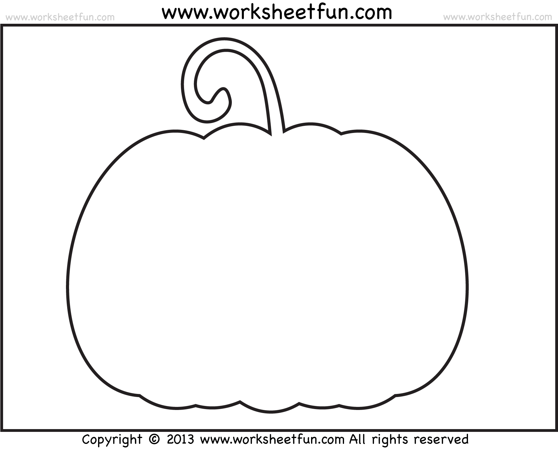 Printable Cut Out Pumpkin Template Printable Templates