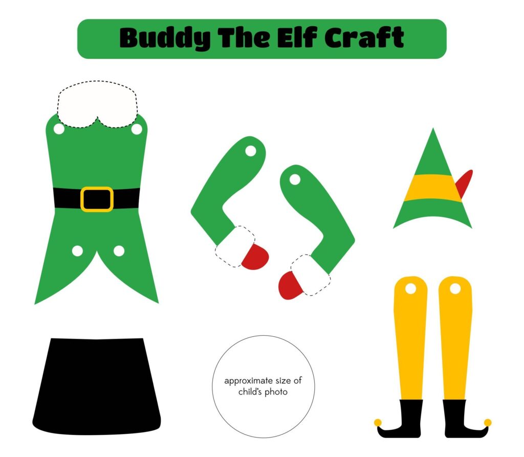 Printable Elf Template: Bring Some Holiday Magic to Your Home ...