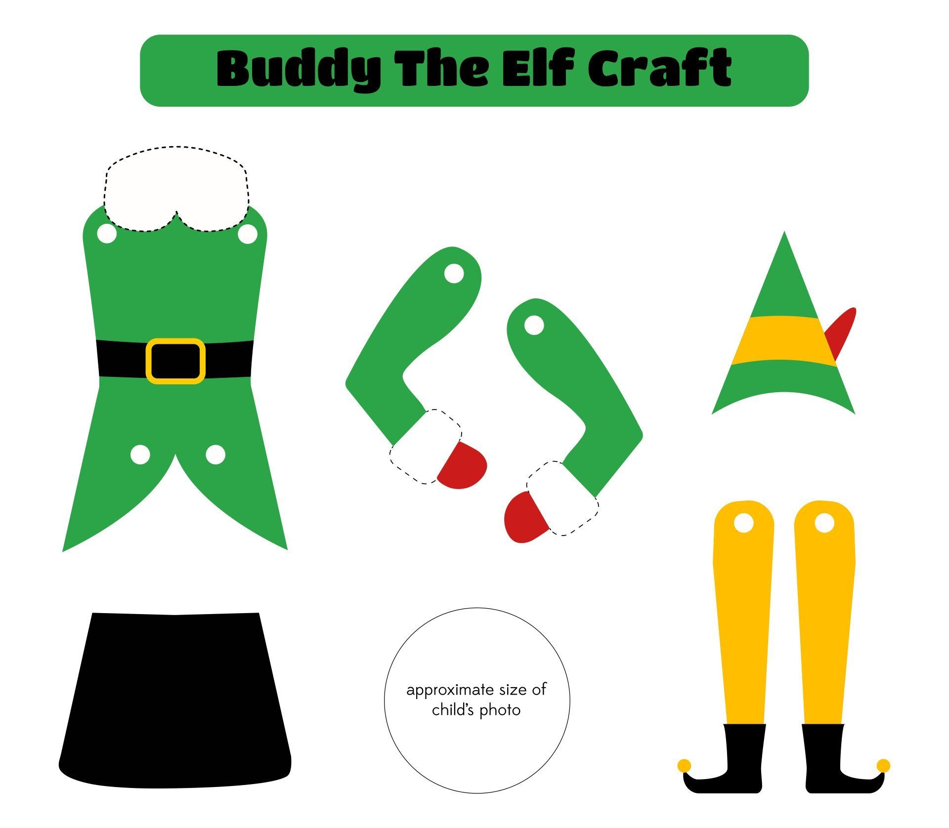 Printable Elf Template Content Calendar Template