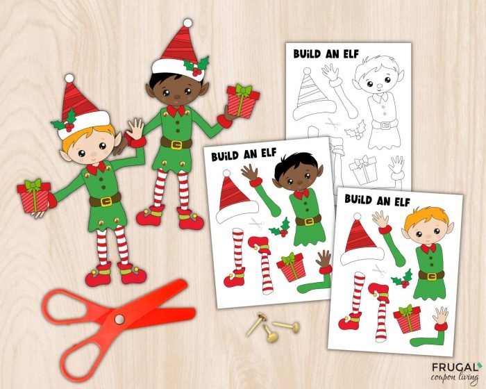 Printable Elf Template