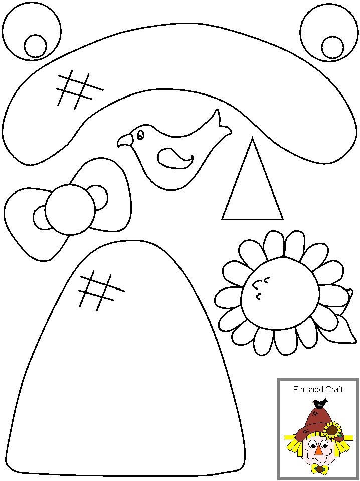 Printable Fall Craft Templates Content Calendar Template